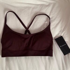 Fabletics Women's Oxblood Sports Bra